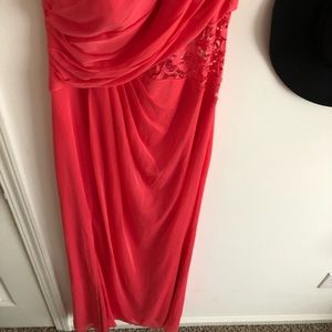 David's Bridal Dresses - Coral Prom Dress David's Bridal Dresses - Coral Prom Dress
